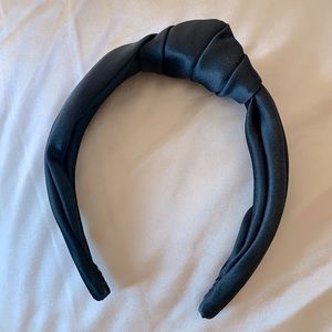 jcrew black satin headband FREE WITH 2 ITEMS